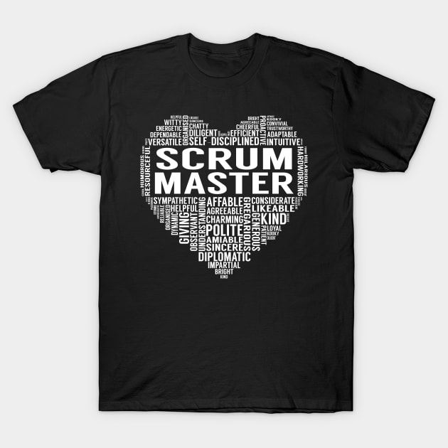 Scrum Master Heart T-Shirt by LotusTee